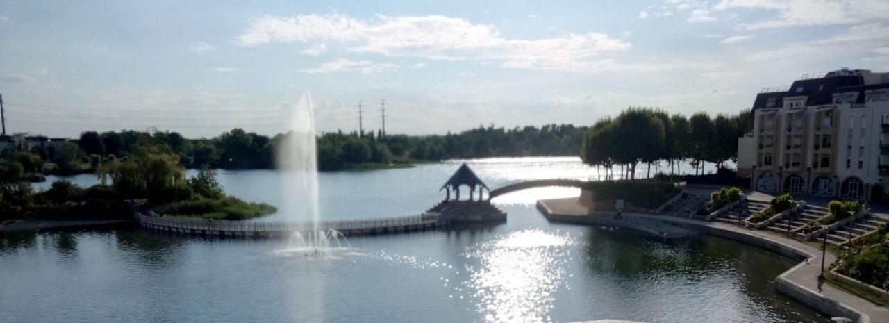 Vue Exceptionnelle Sur Le Lac Créteil Buitenkant foto